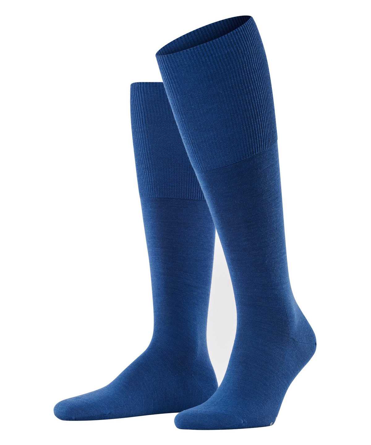 Calzini Uomo Falke Airport Knee-high Socks Blu | ATZK17650