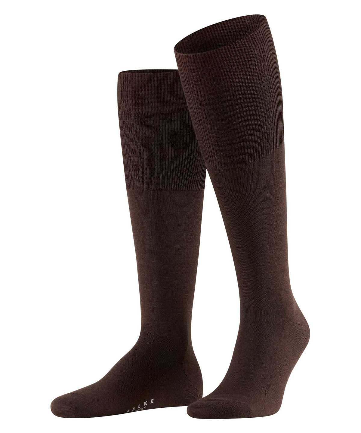 Calzini Uomo Falke Airport Knee-high Socks Marroni | MLPO76912