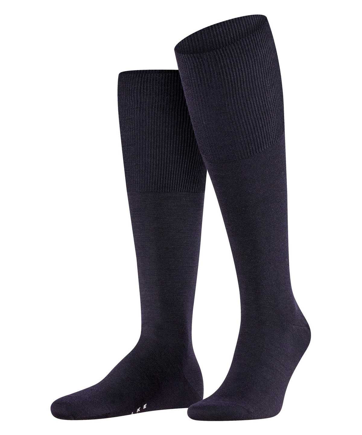 Calzini Uomo Falke Airport Knee-high Socks Blu | UWNO07589