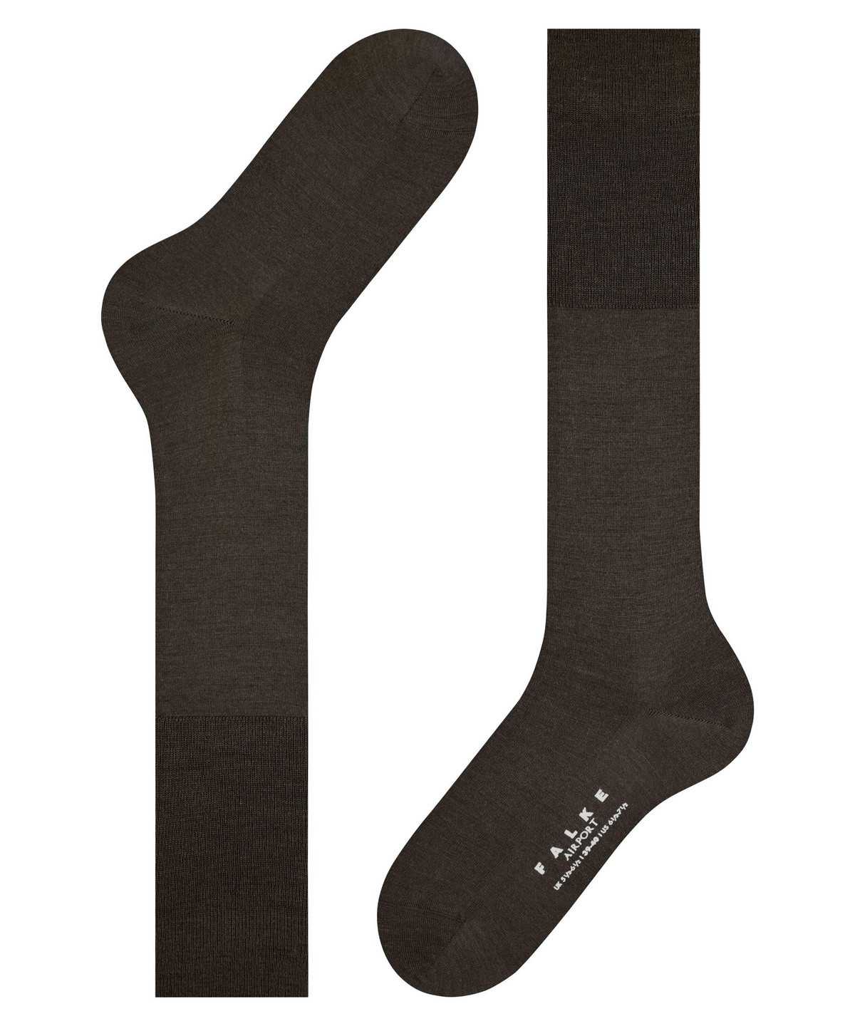 Calzini Uomo Falke Airport Knee-high Socks Marroni | FHOM59834