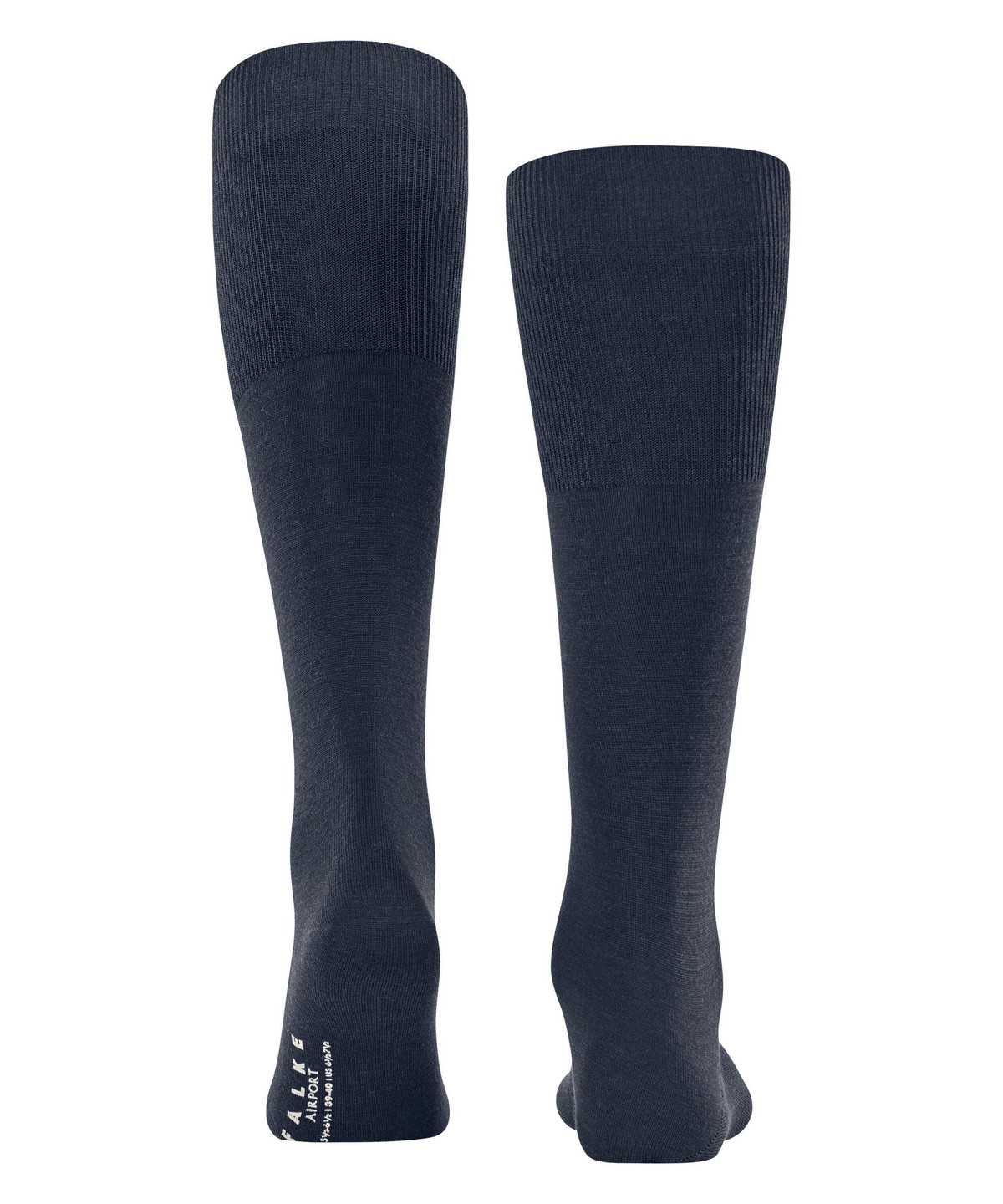 Calzini Uomo Falke Airport Knee-high Socks Blu | AEVF80725