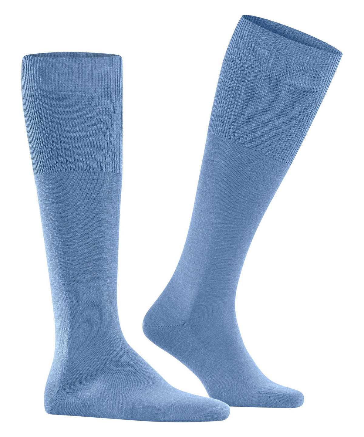 Calzini Uomo Falke Airport Knee-high Socks Blu | INPH45201