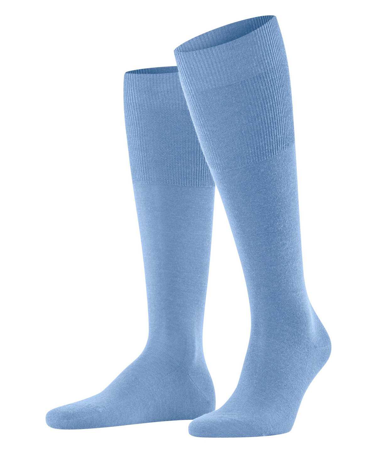 Calzini Uomo Falke Airport Knee-high Socks Blu | INPH45201