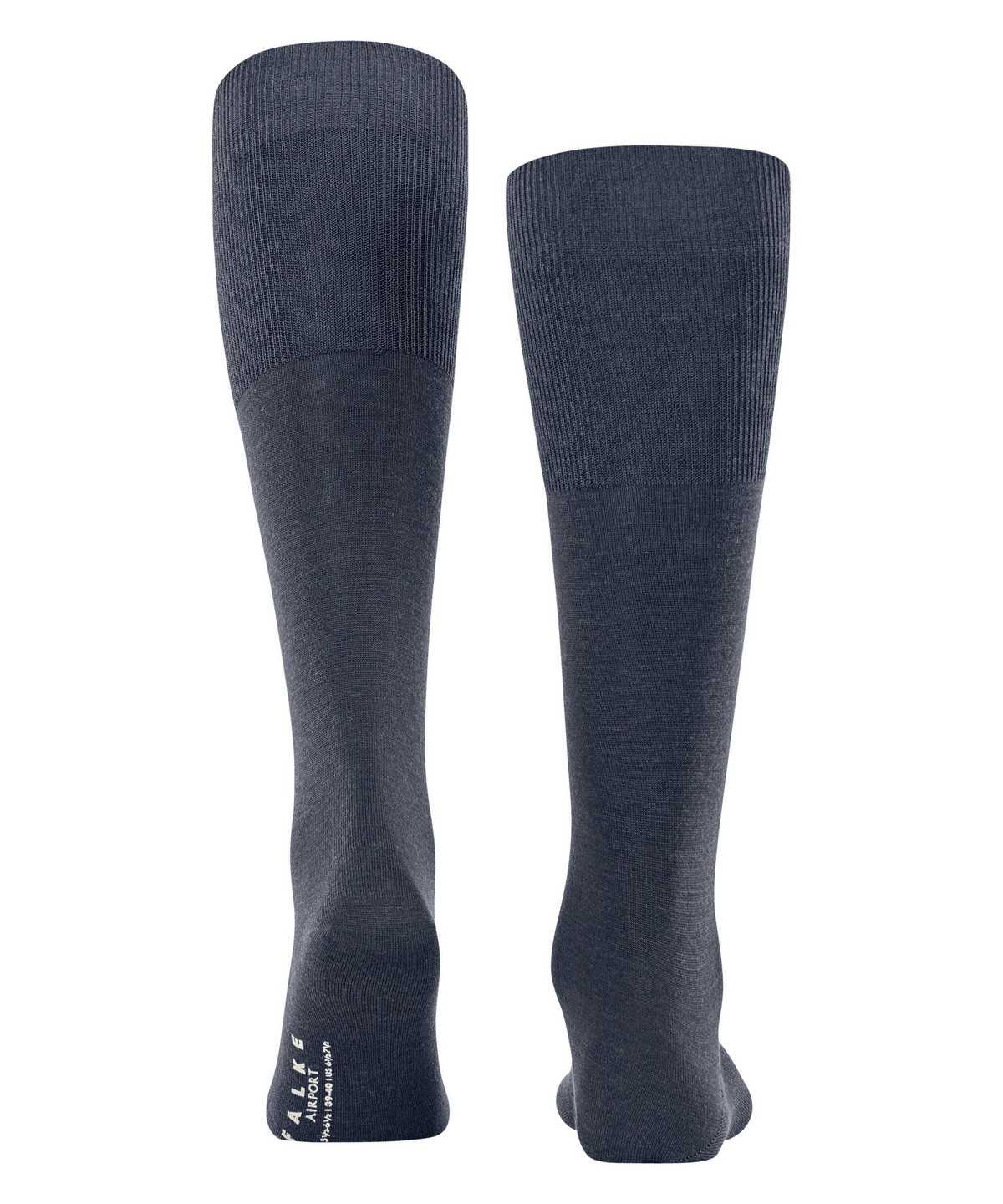 Calzini Uomo Falke Airport Knee-high Socks Blu | VYSX37264