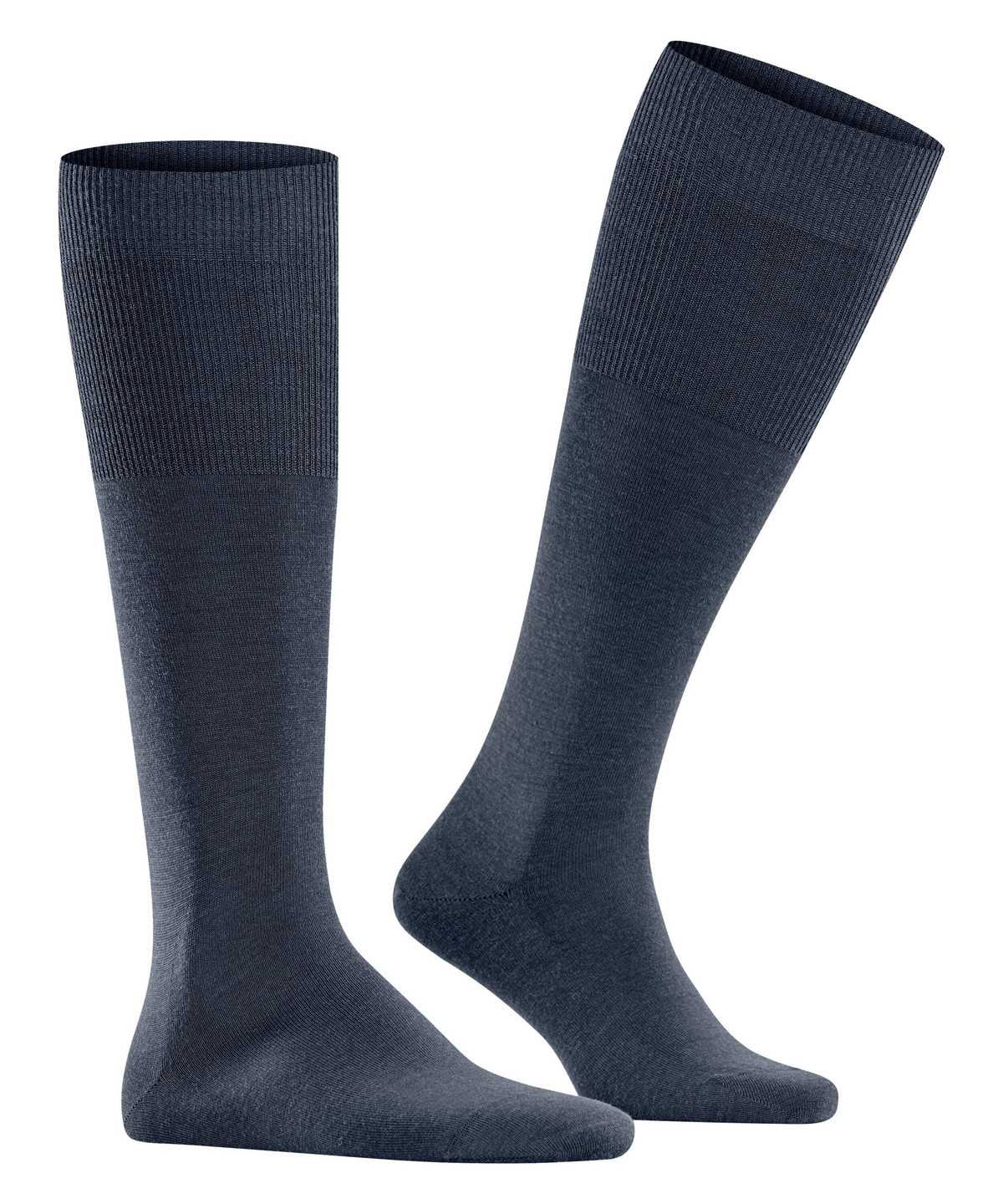 Calzini Uomo Falke Airport Knee-high Socks Blu | VYSX37264