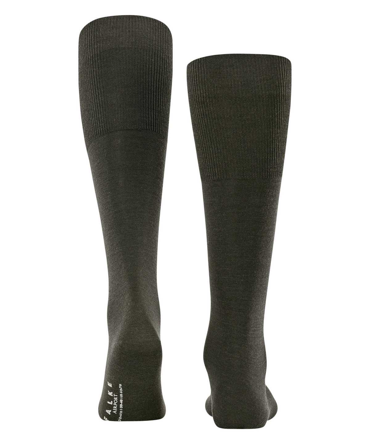 Calzini Uomo Falke Airport Knee-high Socks Verdi | YDOV38276