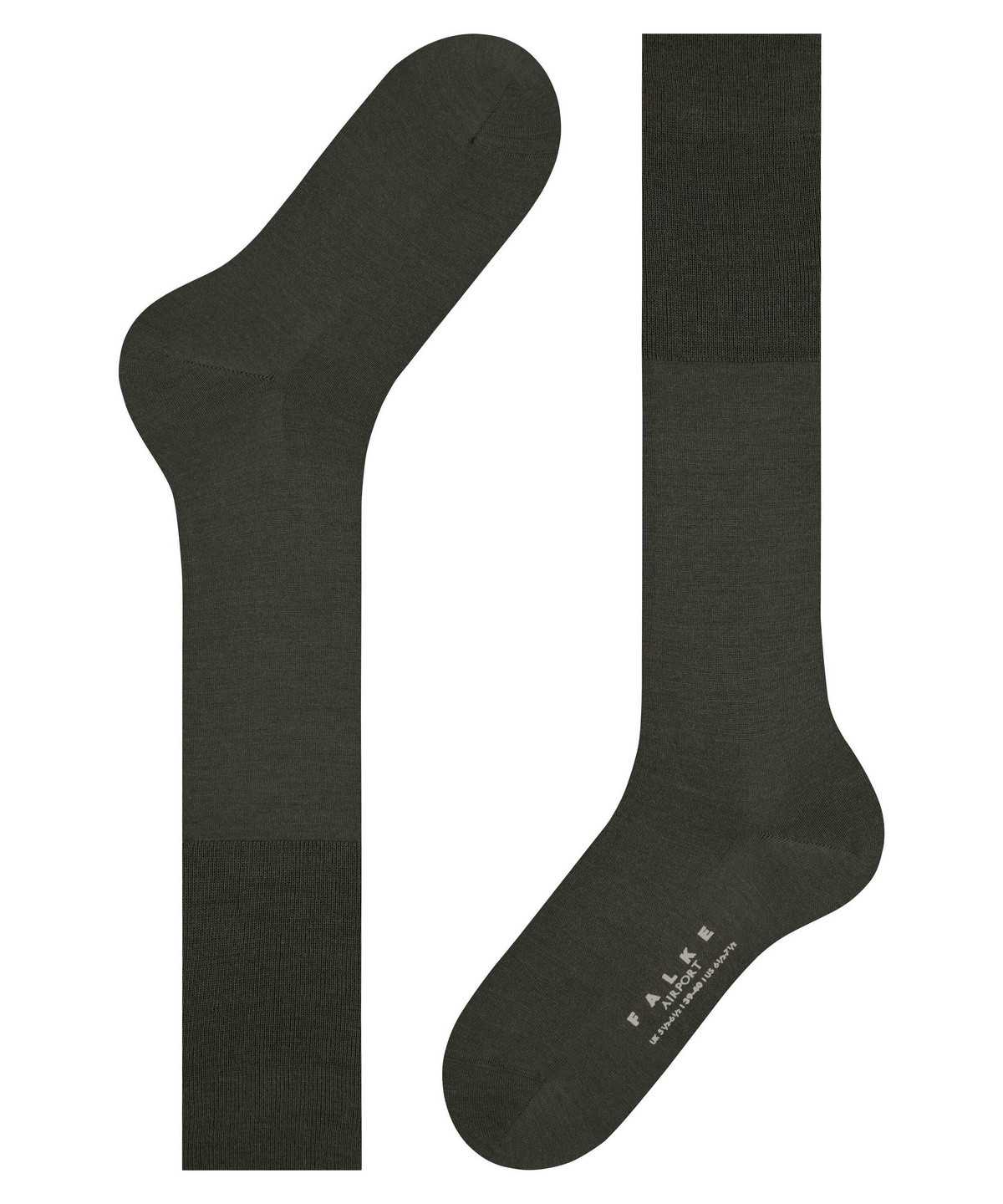 Calzini Uomo Falke Airport Knee-high Socks Verdi | YDOV38276