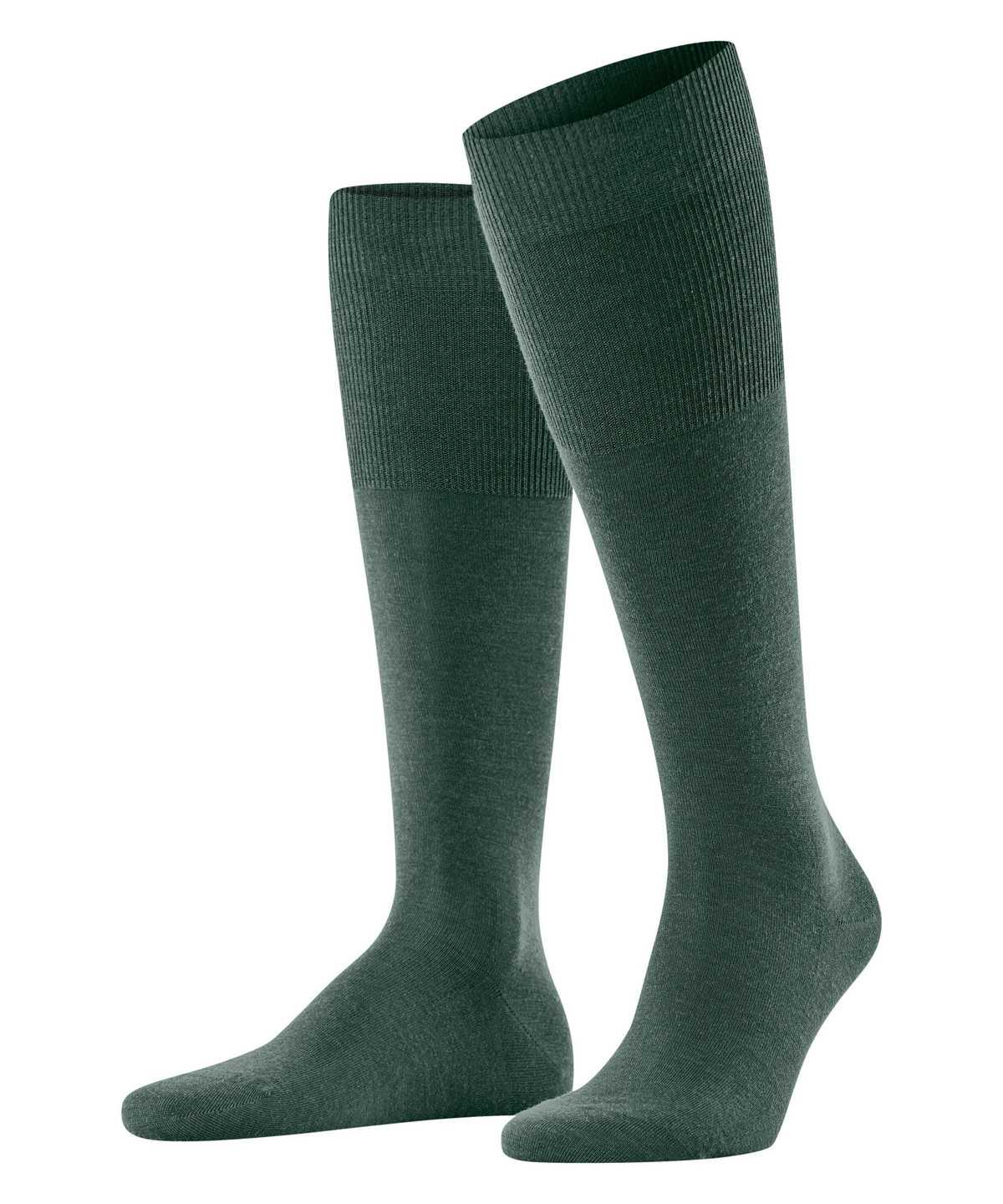 Calzini Uomo Falke Airport Knee-high Socks Verdi | AHKE67514