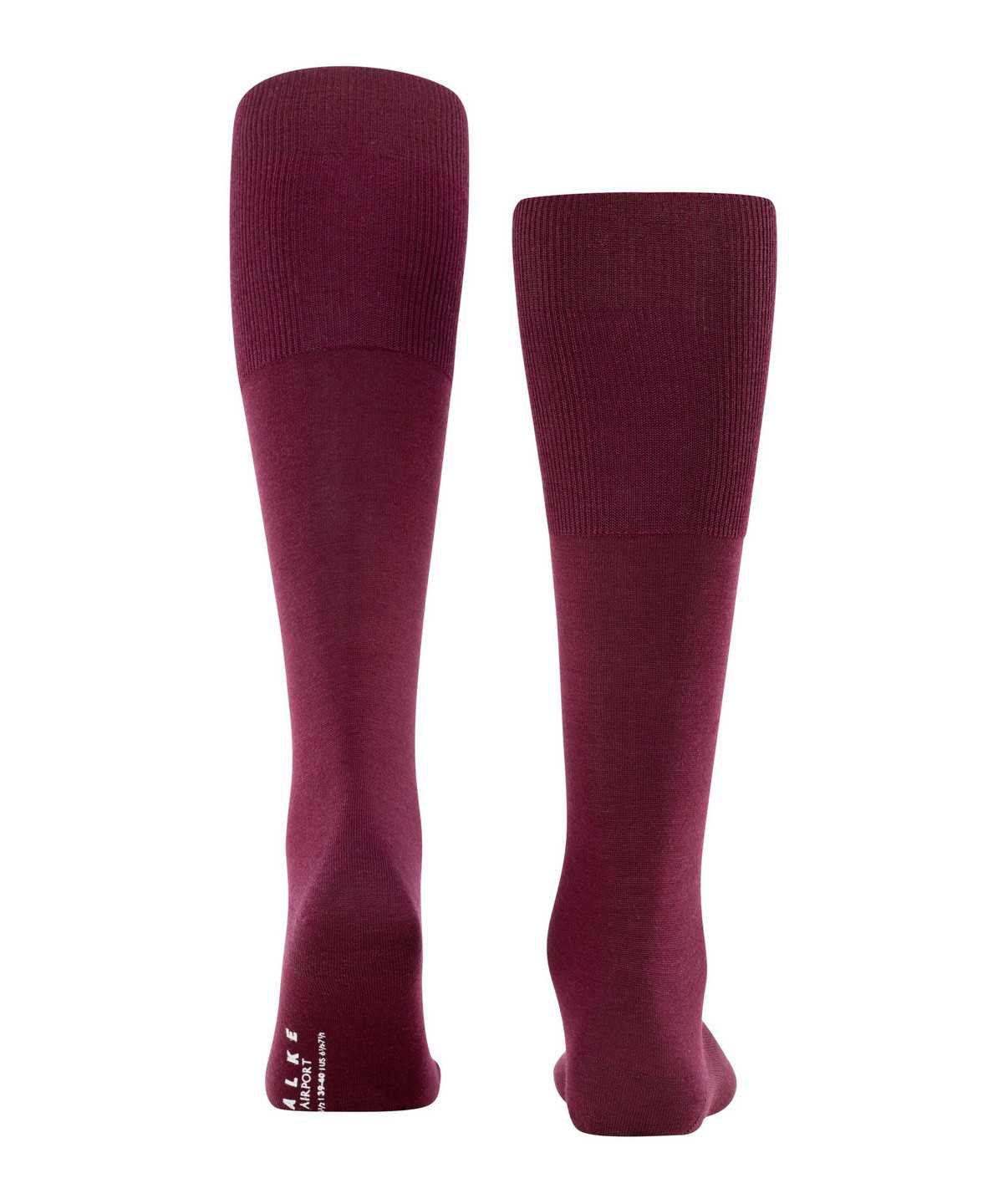 Calzini Uomo Falke Airport Knee-high Socks Rosse | KMJX59481