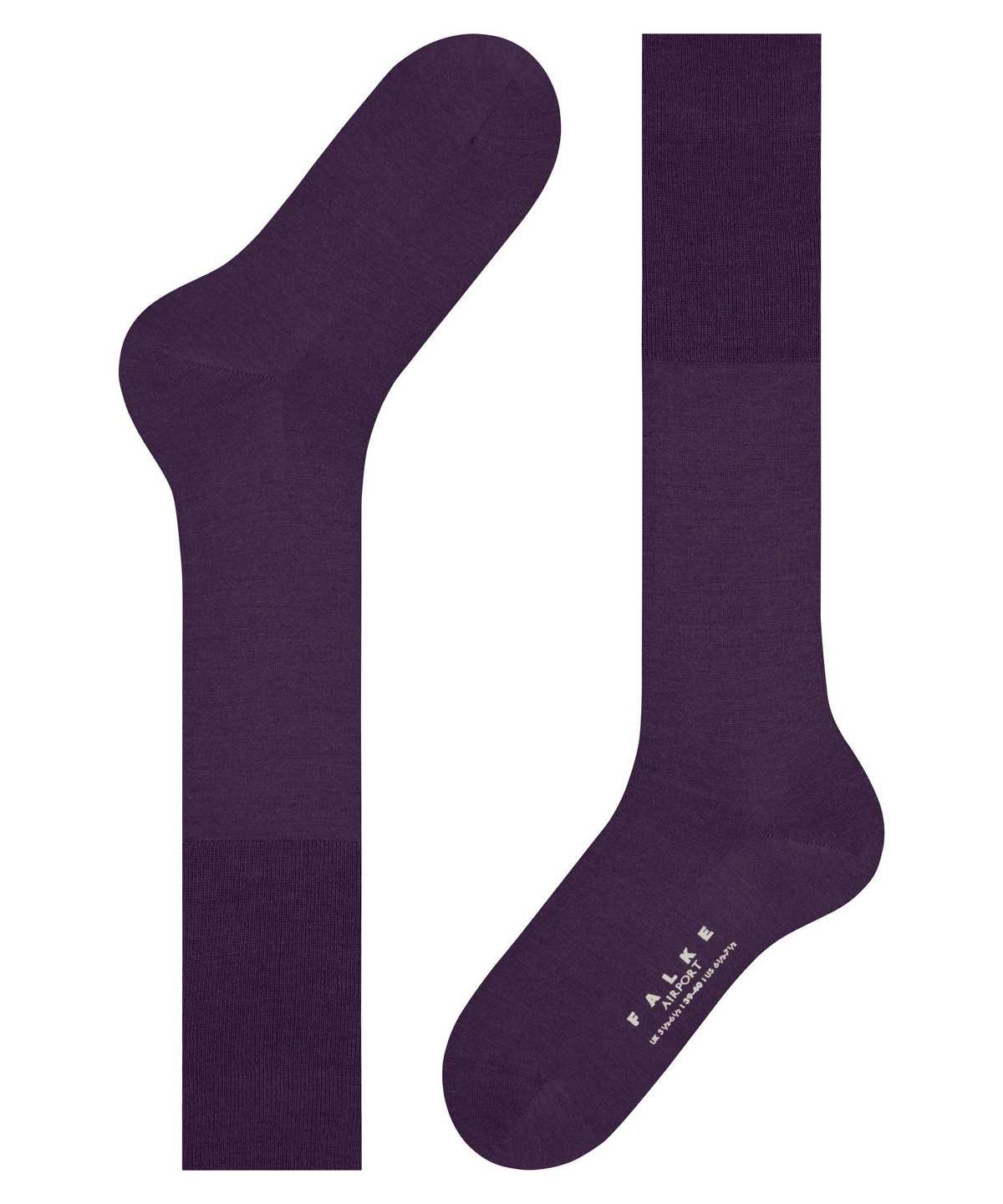 Calzini Uomo Falke Airport Knee-high Socks Blu | SDBA27064