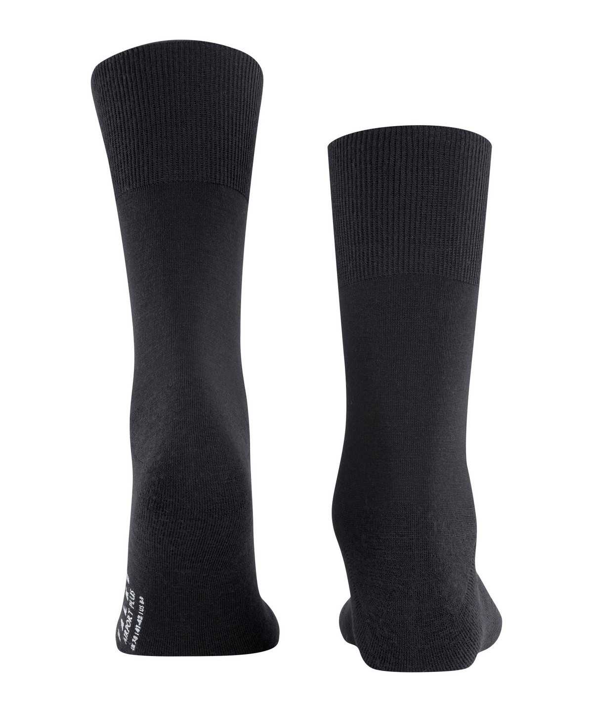 Calzini Uomo Falke Airport Plus Socks Nere | ENML47012