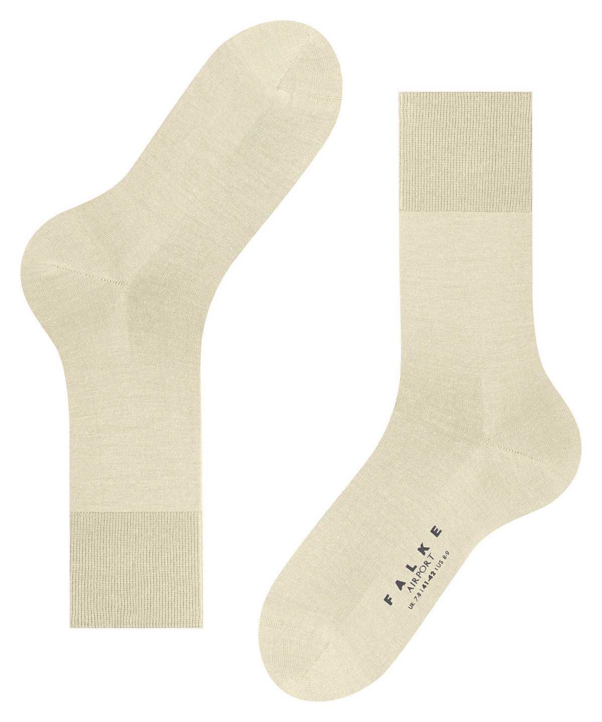 Calzini Uomo Falke Airport Socks Bianche | YFDH76203