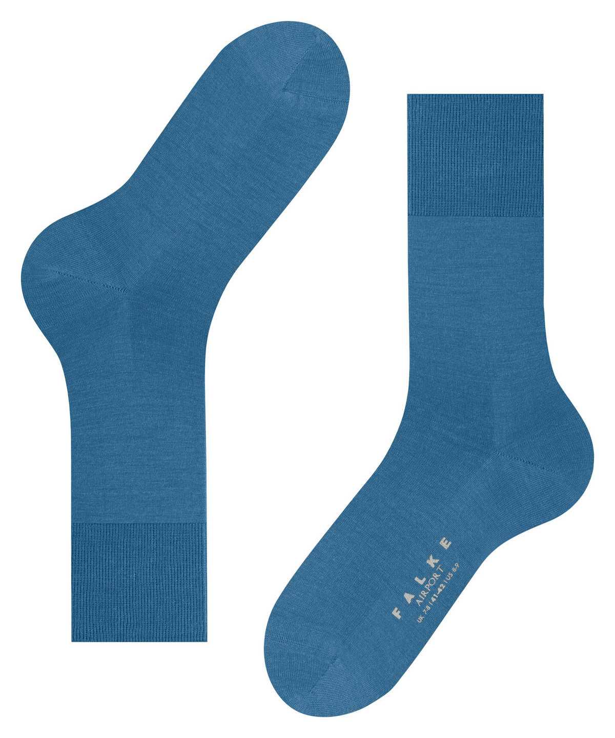 Calzini Uomo Falke Airport Socks Blu | DBJI01324