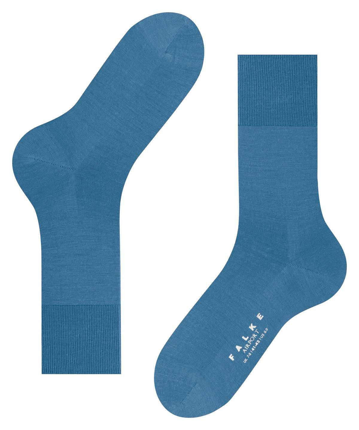 Calzini Uomo Falke Airport Socks Blu | LCSB02685