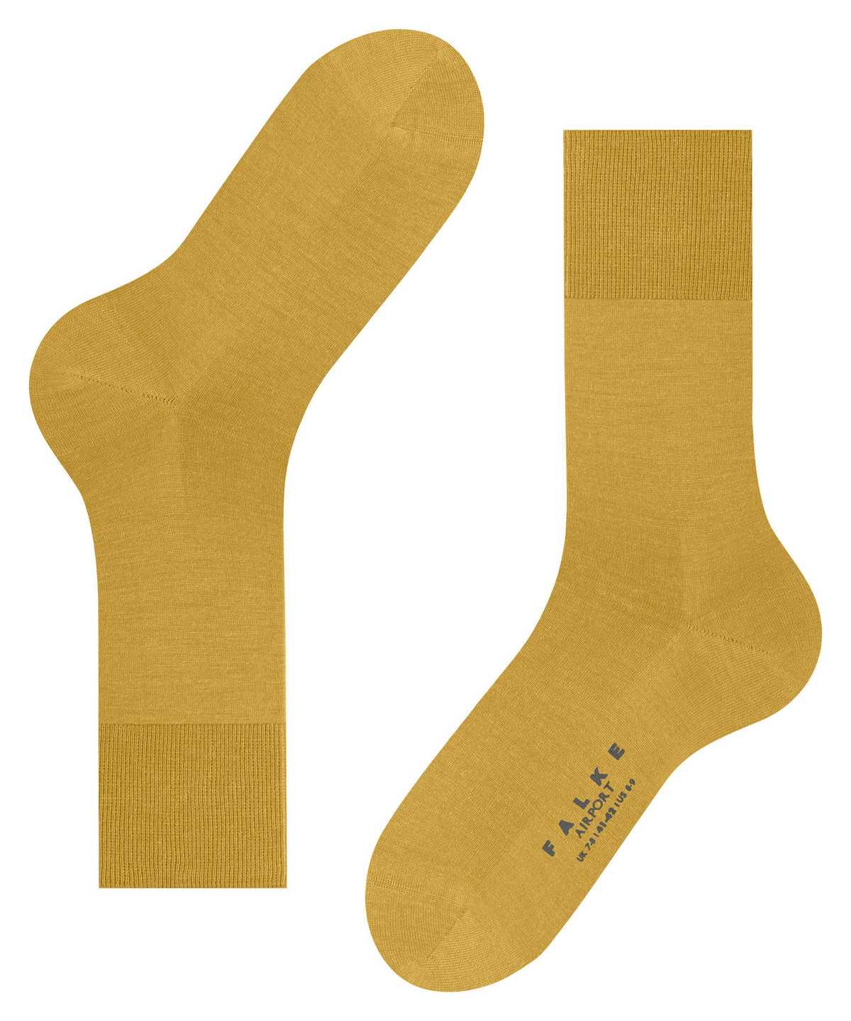 Calzini Uomo Falke Airport Socks Gialle | ABUW23581