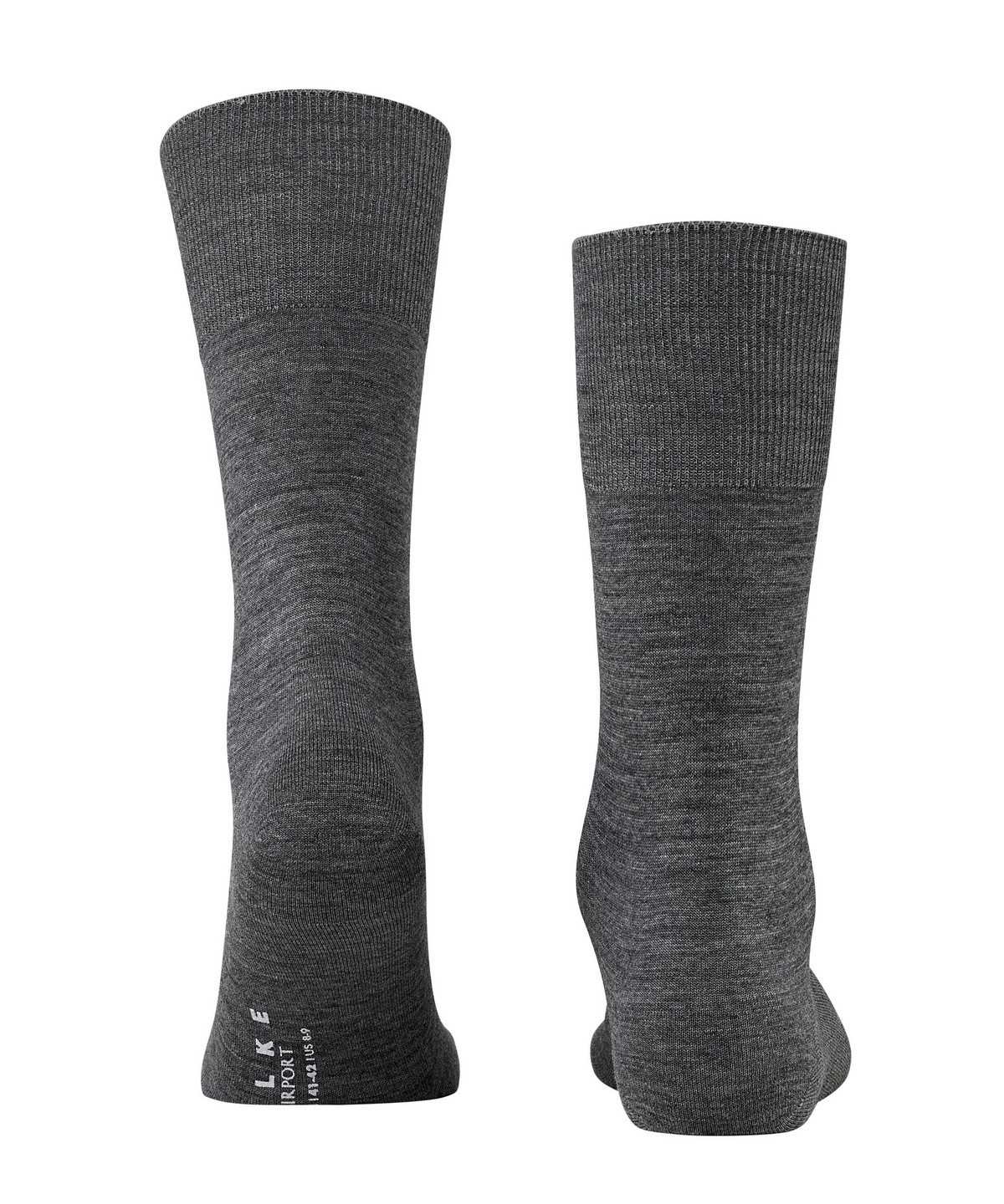 Calzini Uomo Falke Airport Socks Grigie | KBFM35920