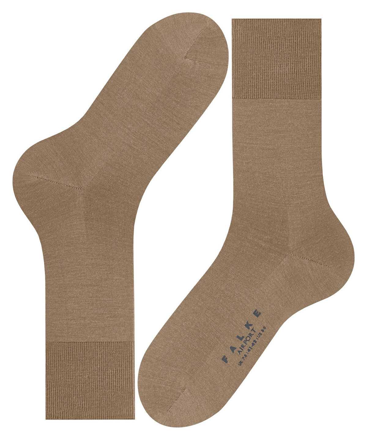 Calzini Uomo Falke Airport Socks Marroni | NSQT40951