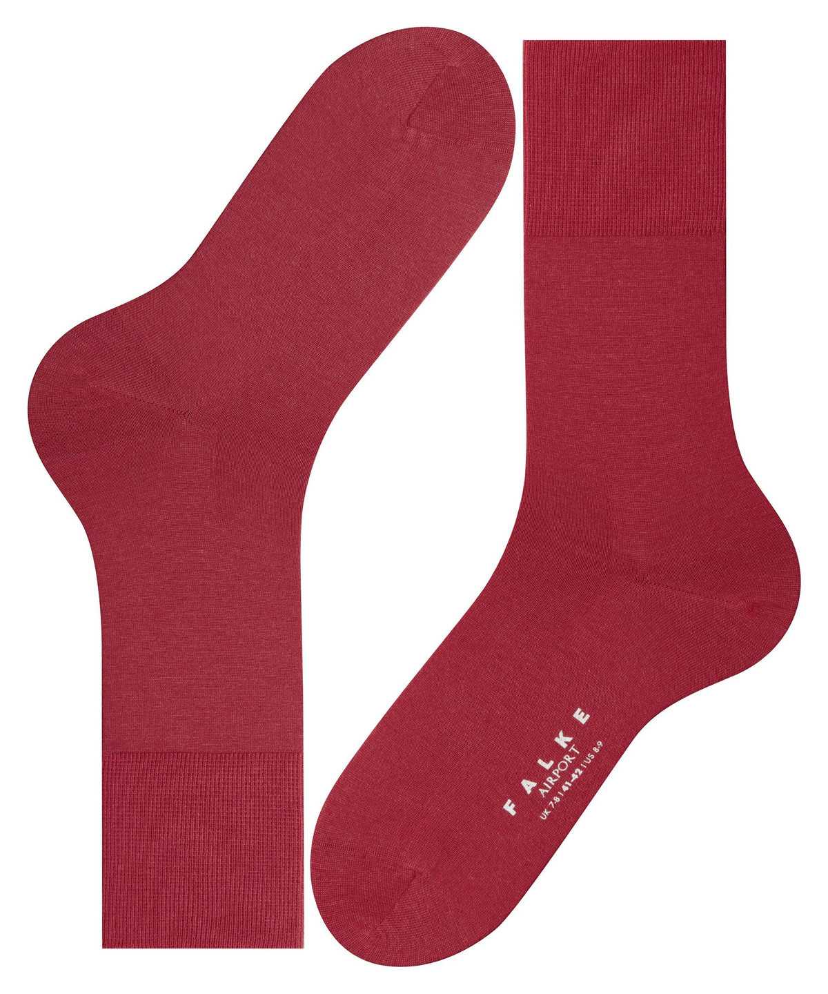 Calzini Uomo Falke Airport Socks Rosse | BOQA07359