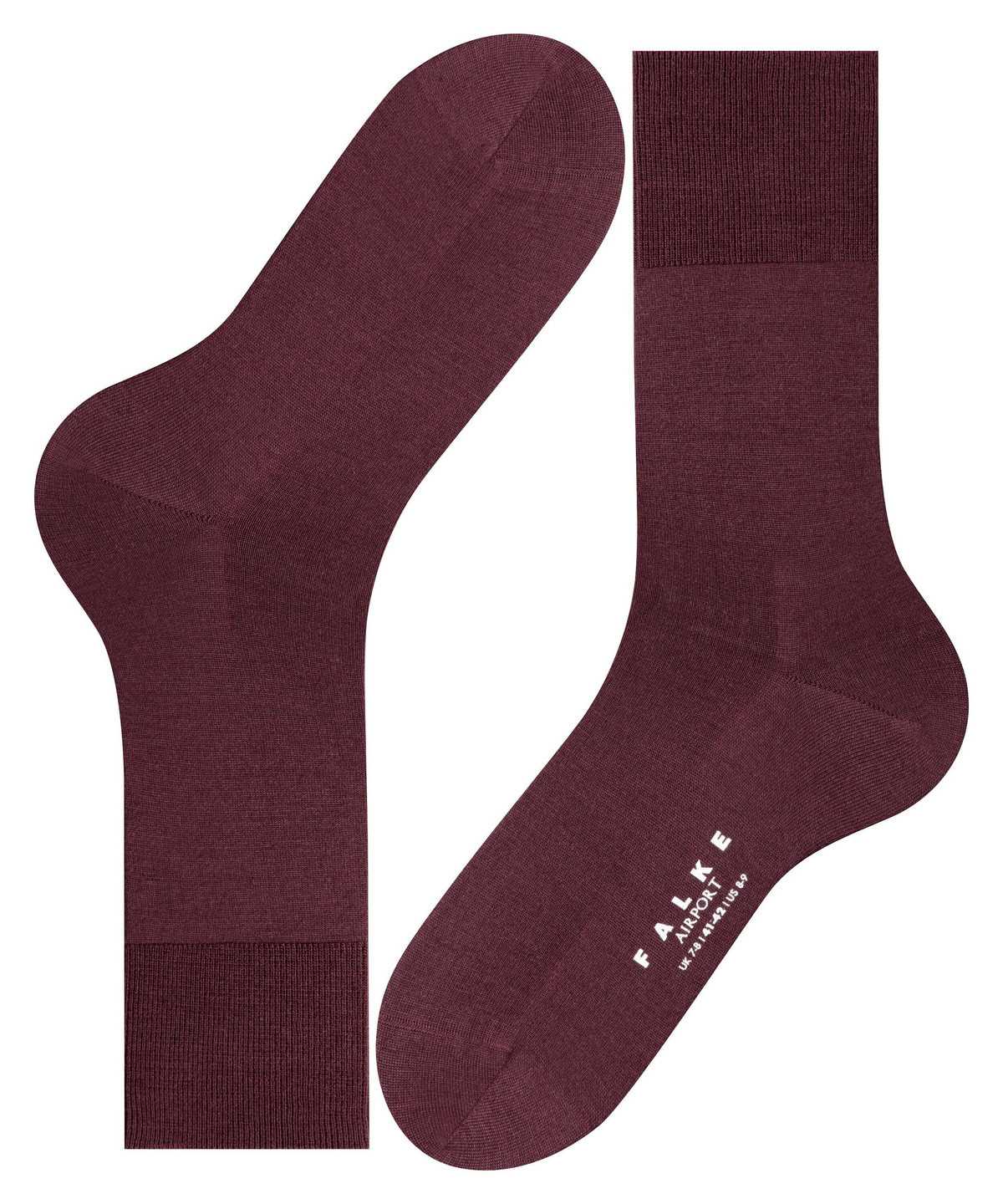 Calzini Uomo Falke Airport Socks Rosse | AEXL70529