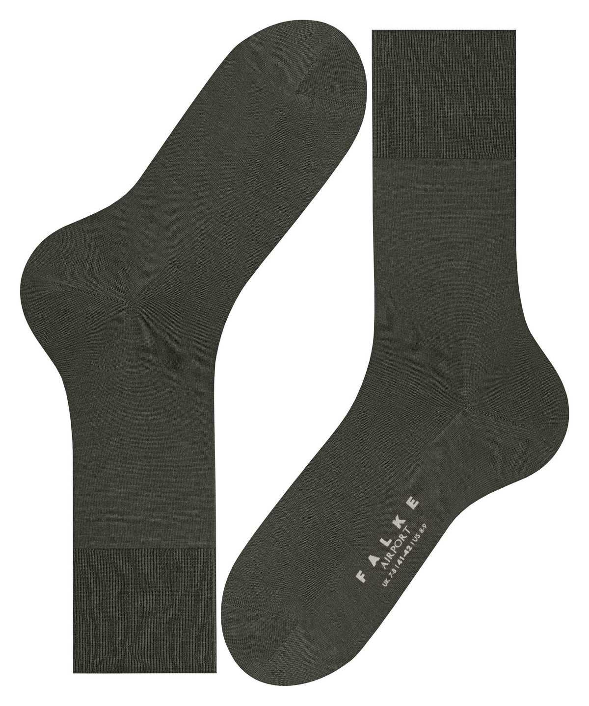 Calzini Uomo Falke Airport Socks Verdi | NRAB78691