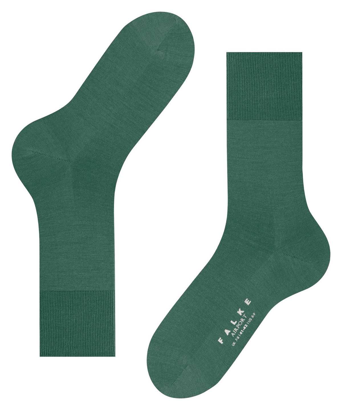 Calzini Uomo Falke Airport Socks Verdi | XBEL18674