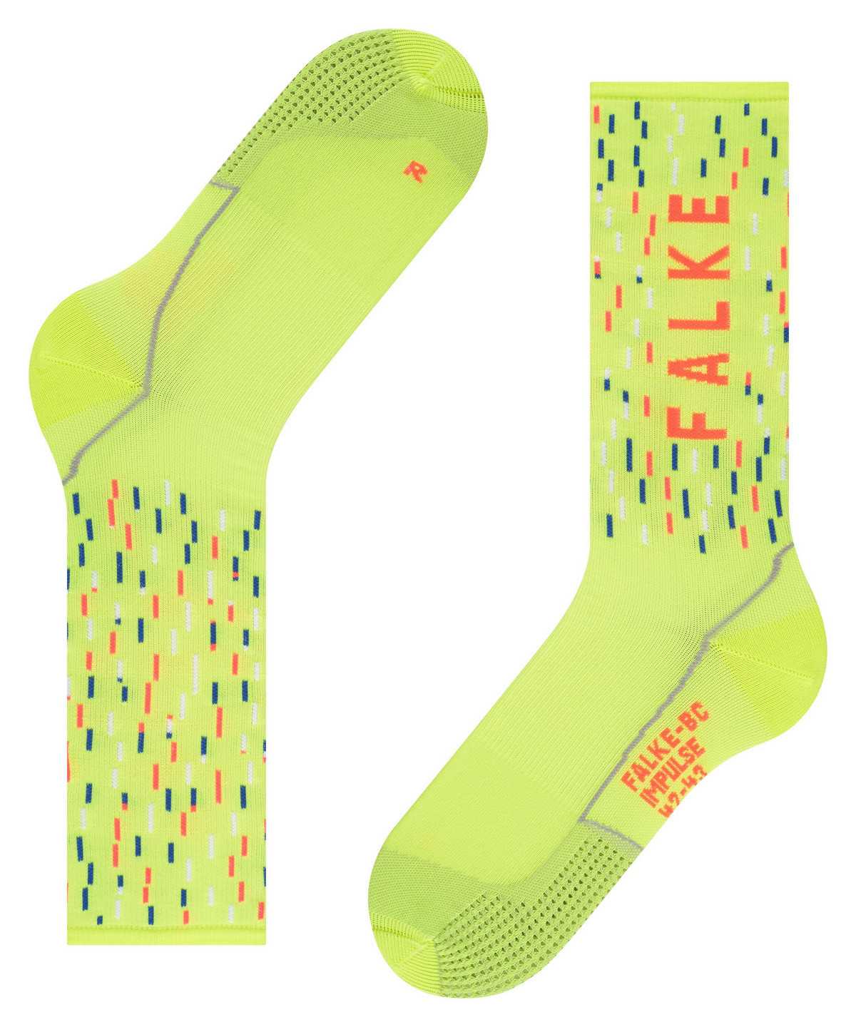 Calzini Uomo Falke BC Impulse Biking Socks Gialle | UJDB02869