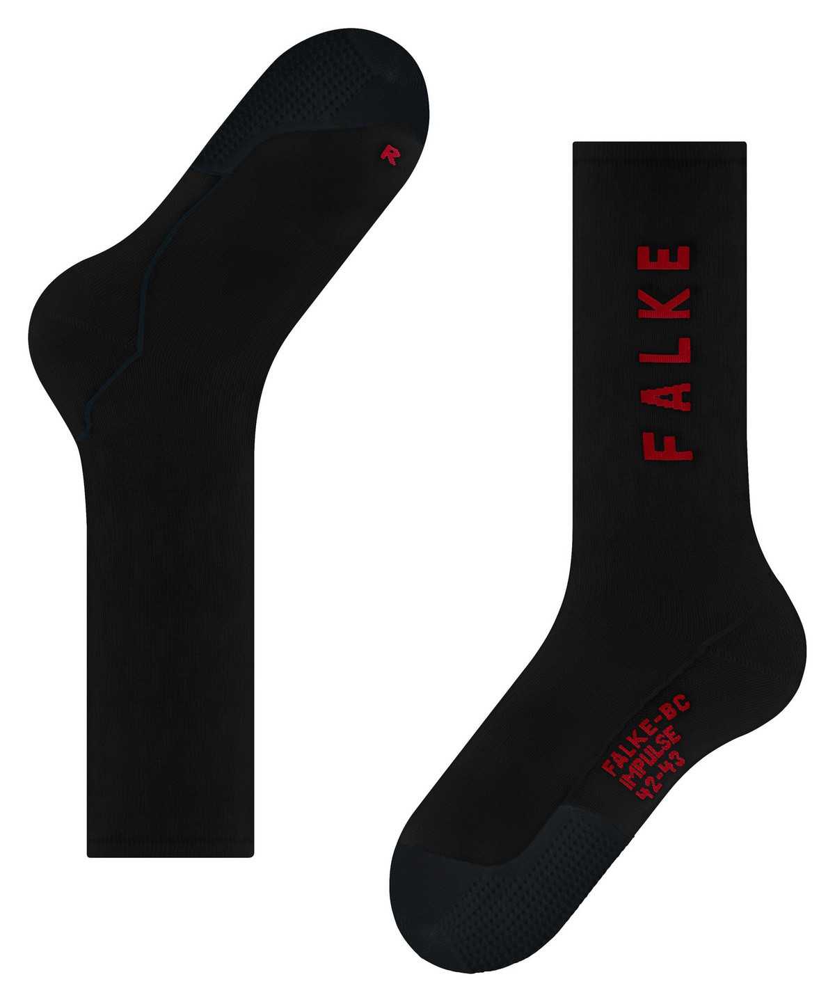 Calzini Uomo Falke BC Impulse Biking Socks Nere | MCYH07162