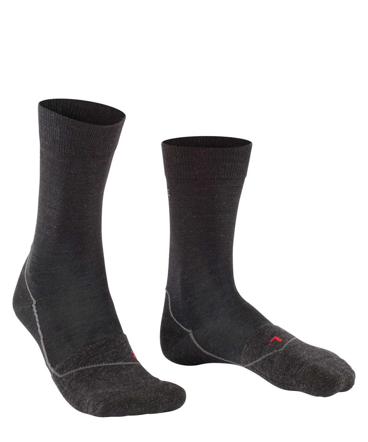 Calzini Uomo Falke BC Warm Biking Socks Nere | GCFI59640