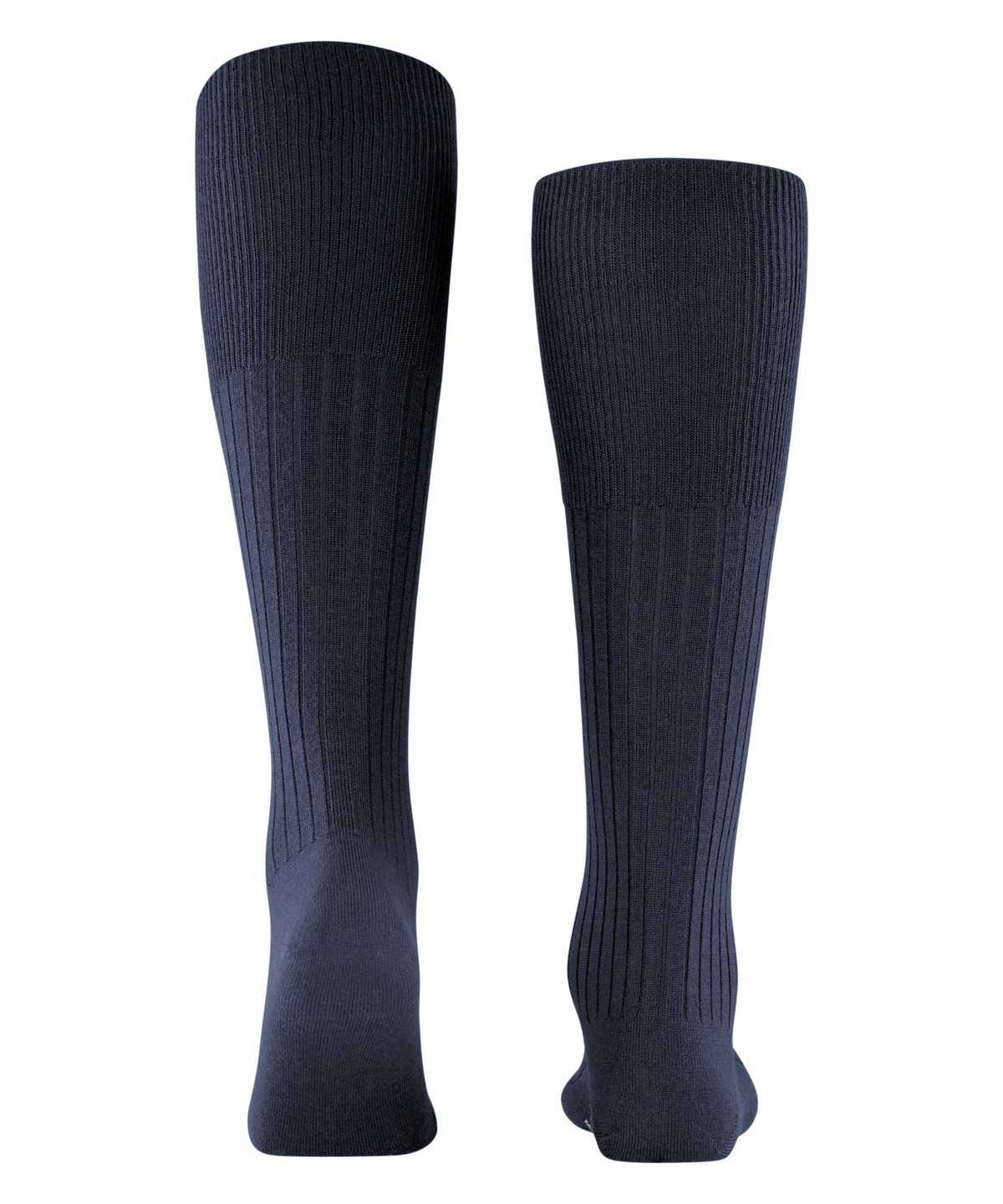 Calzini Uomo Falke Bristol Pure Knee-high Socks Blu | LIGS68375