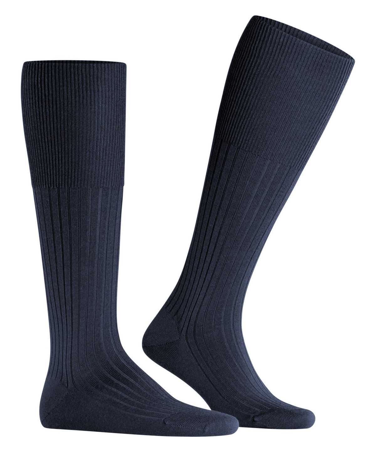 Calzini Uomo Falke Bristol Pure Knee-high Socks Blu | LIGS68375