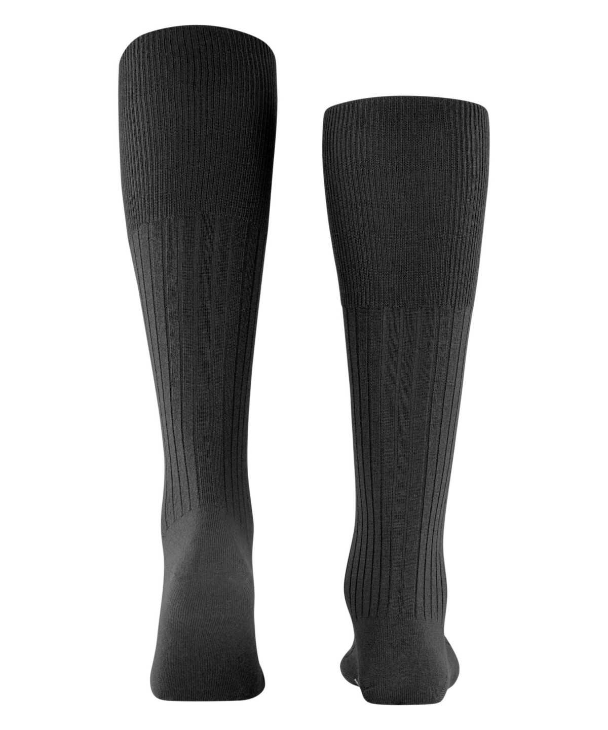 Calzini Uomo Falke Bristol Pure Knee-high Socks Nere | MCTJ05361