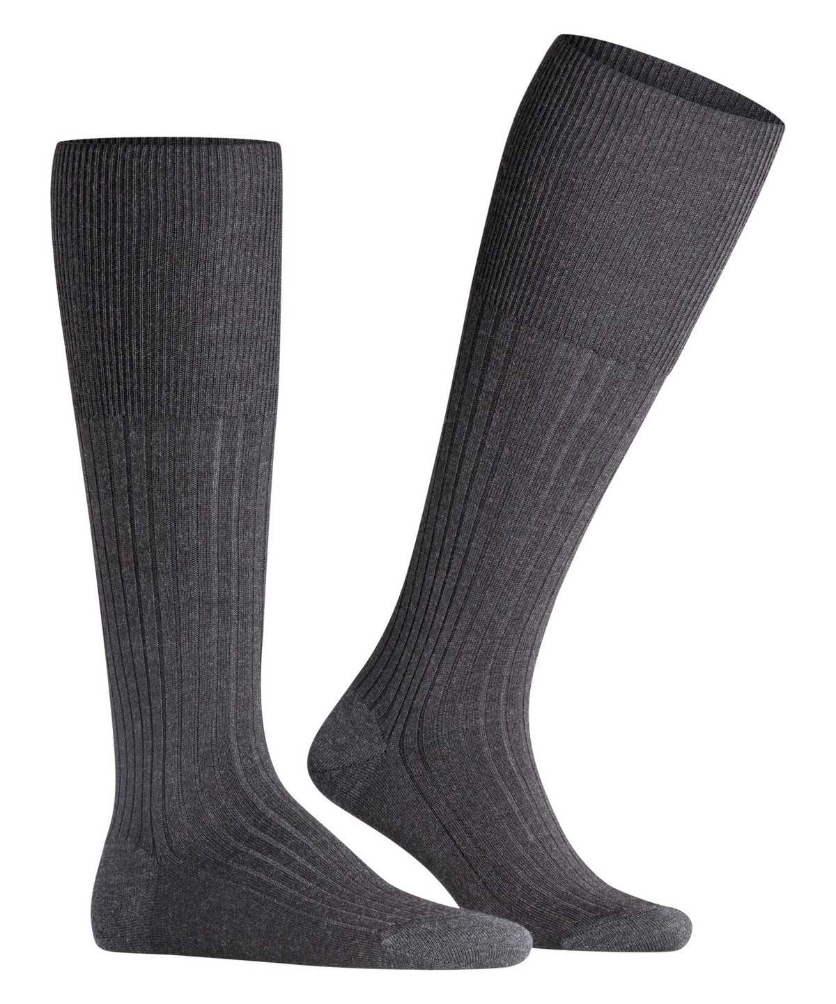 Calzini Uomo Falke Bristol Pure Knee-high Socks Grigie | ASPZ89502