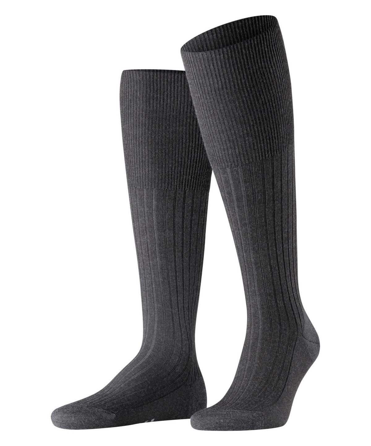 Calzini Uomo Falke Bristol Pure Knee-high Socks Grigie | ASPZ89502