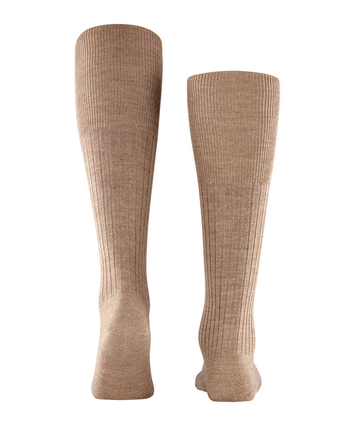 Calzini Uomo Falke Bristol Pure Knee-high Socks Marroni | SUZY29167