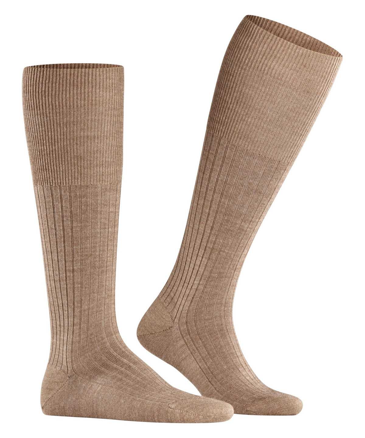 Calzini Uomo Falke Bristol Pure Knee-high Socks Marroni | SUZY29167