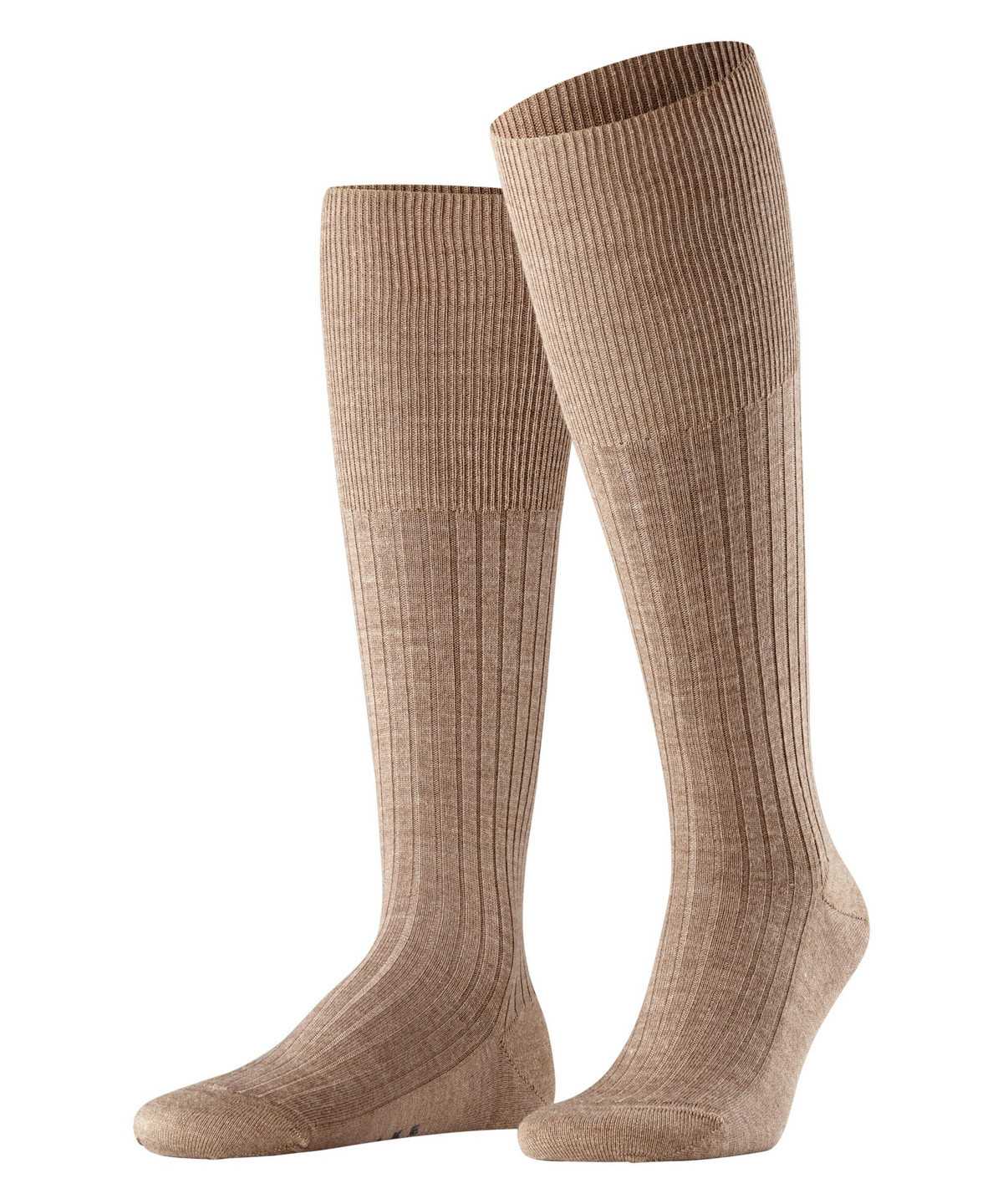 Calzini Uomo Falke Bristol Pure Knee-high Socks Marroni | SUZY29167