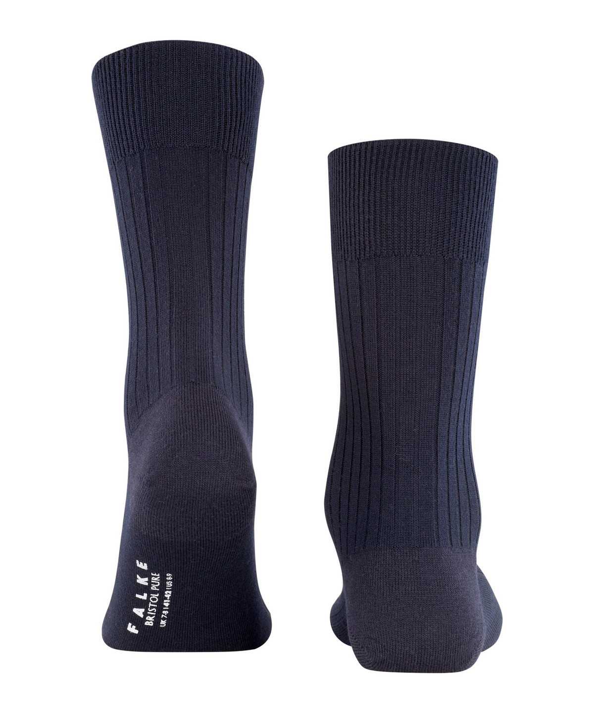 Calzini Uomo Falke Bristol Pure Socks Blu | XTKH21543