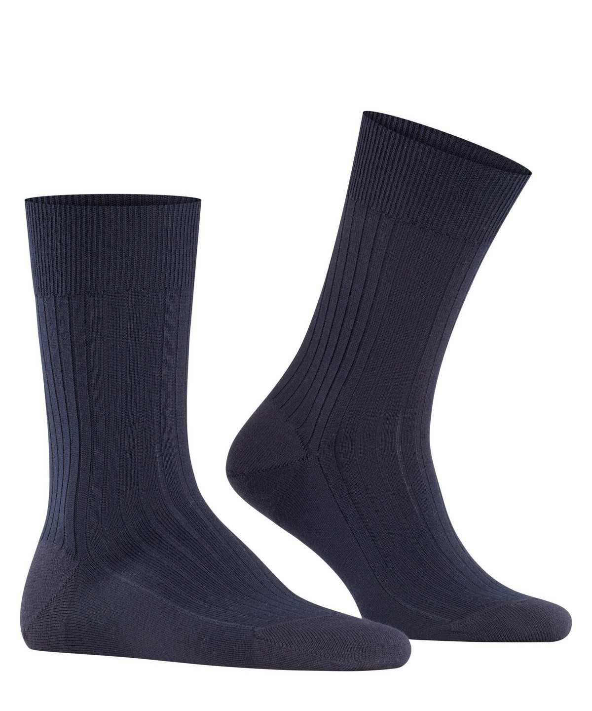 Calzini Uomo Falke Bristol Pure Socks Blu | XTKH21543