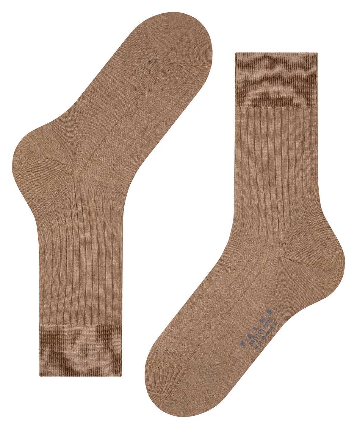 Calzini Uomo Falke Bristol Pure Socks Marroni | NEMH13920