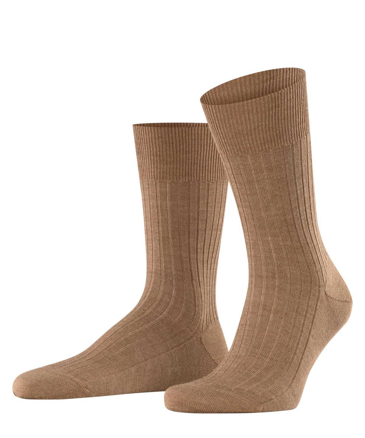 Calzini Uomo Falke Bristol Pure Socks Marroni | NEMH13920