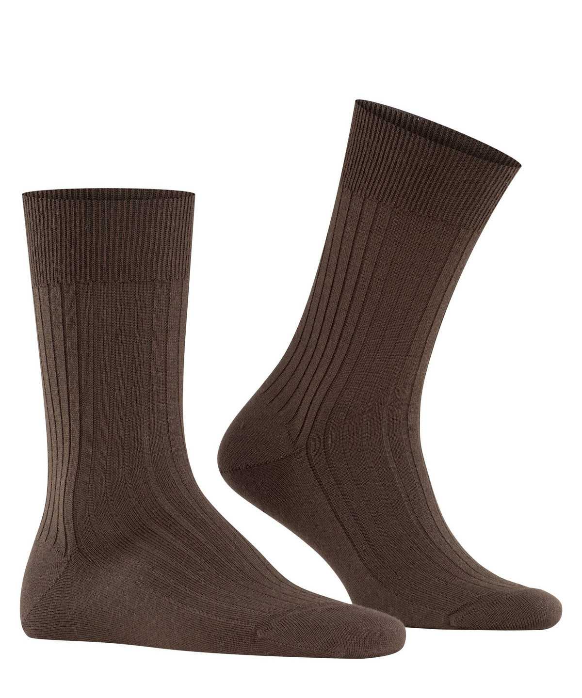 Calzini Uomo Falke Bristol Pure Socks Marroni | LPFW32461