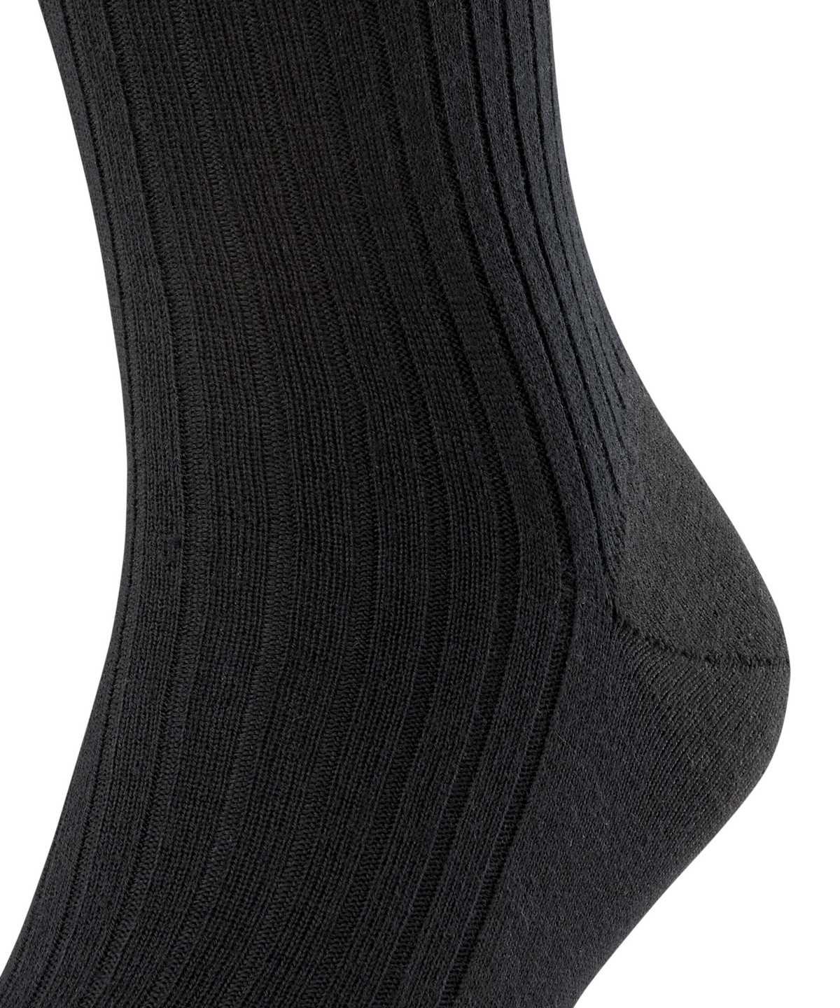 Calzini Uomo Falke Bristol Pure Socks Nere | ZBKA39756