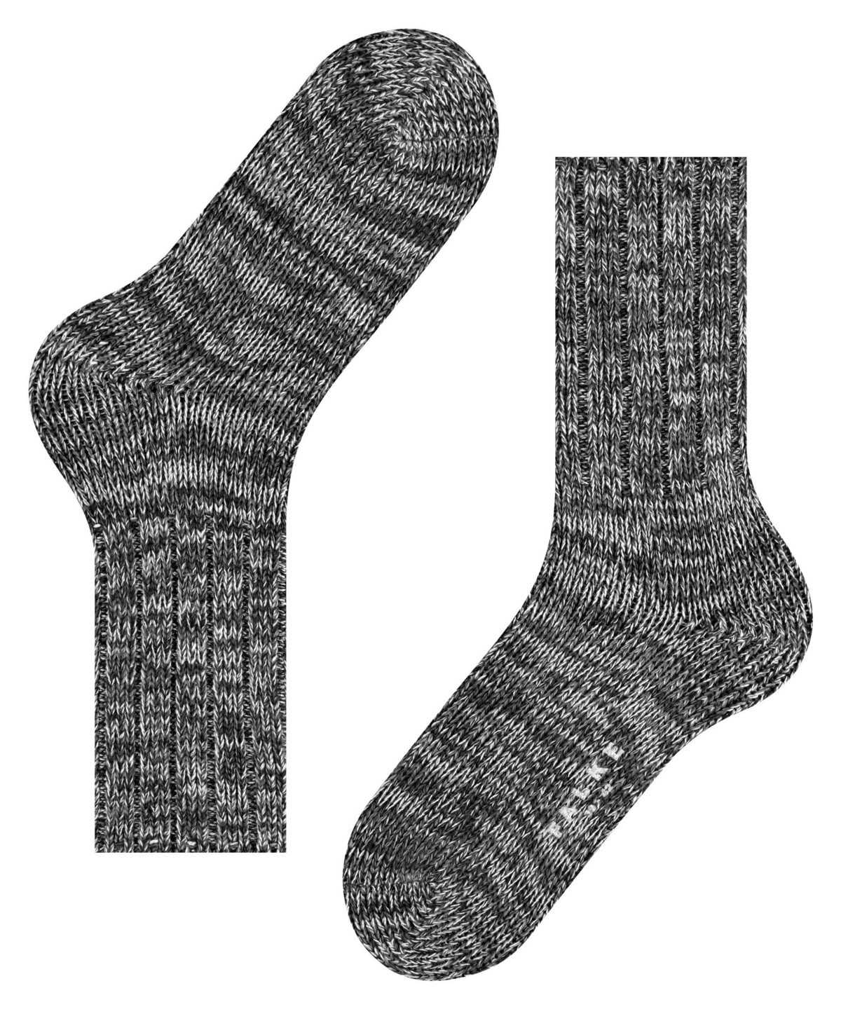 Calzini Uomo Falke Brooklyn Boot socks Nere | WVSK37069