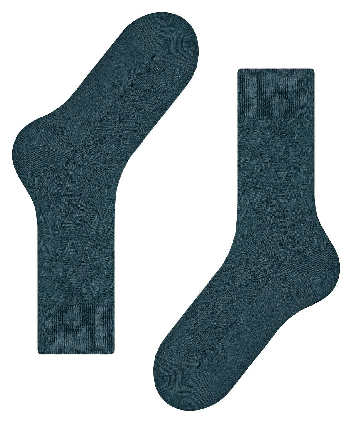 Calzini Uomo Falke Classic Tale Socks Verdi | YRPO57391