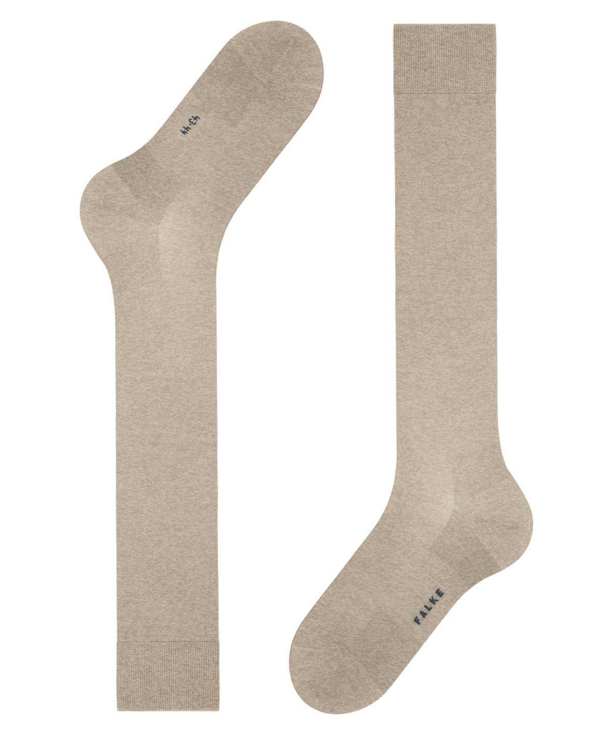 Calzini Uomo Falke ClimaWool Knee-high Socks Beige | JZAX65891