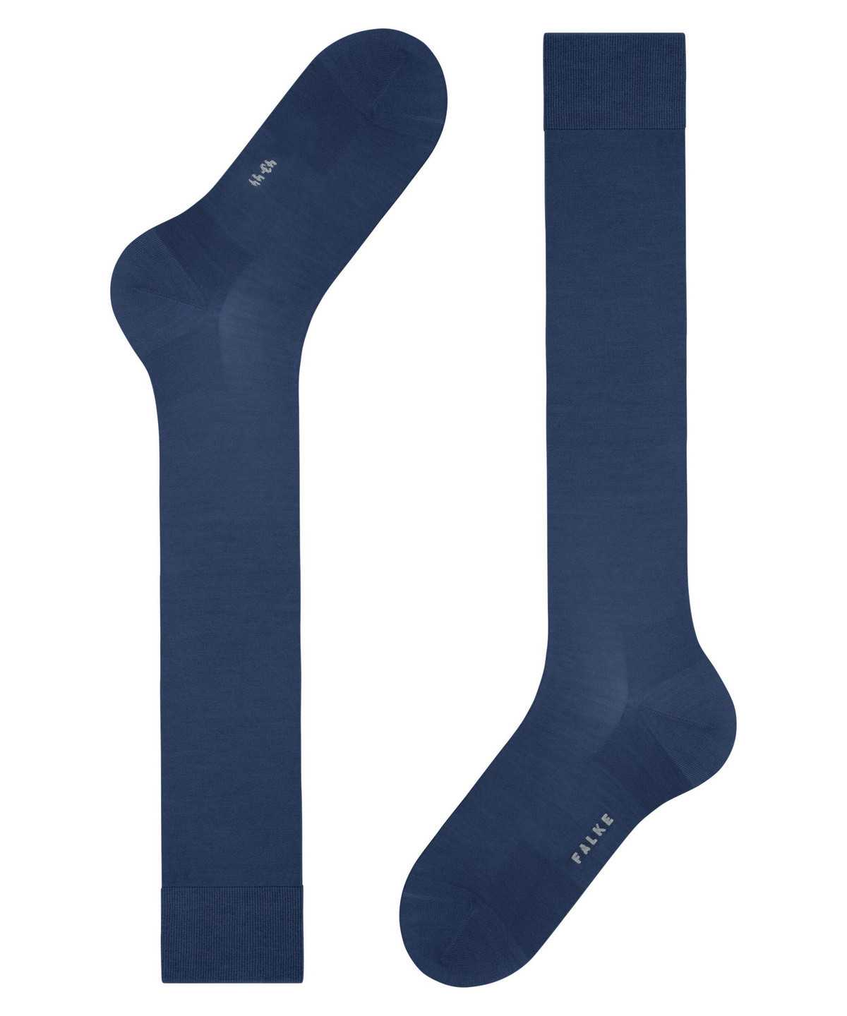 Calzini Uomo Falke ClimaWool Knee-high Socks Blu | VROG31954