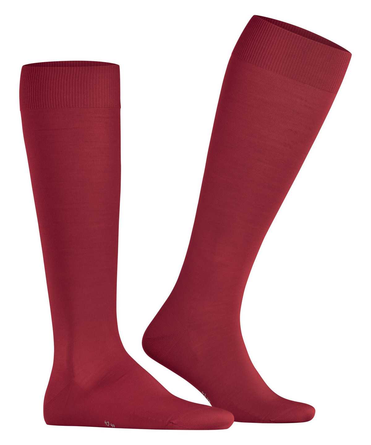 Calzini Uomo Falke ClimaWool Knee-high Socks Rosse | KQNV17950