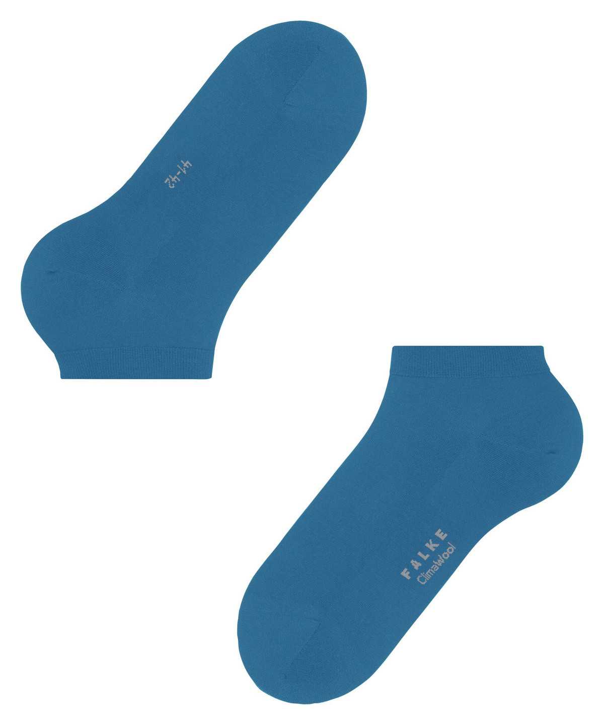 Calzini Uomo Falke ClimaWool Sneaker socks Blu | YHQI49352