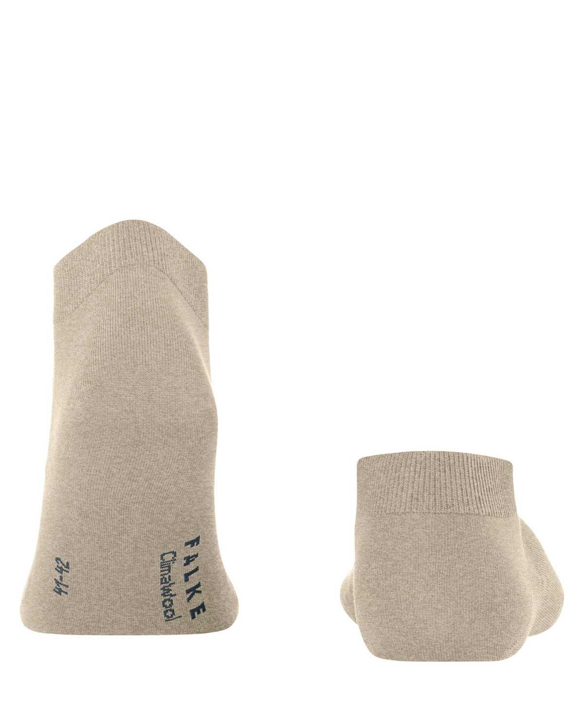 Calzini Uomo Falke ClimaWool Sneaker socks Beige | PKTG53496