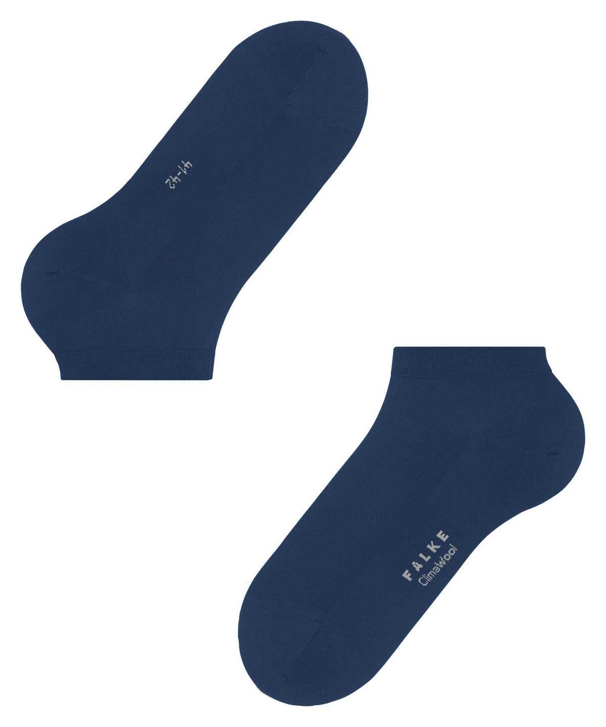 Calzini Uomo Falke ClimaWool Sneaker socks Blu | SEXR13948